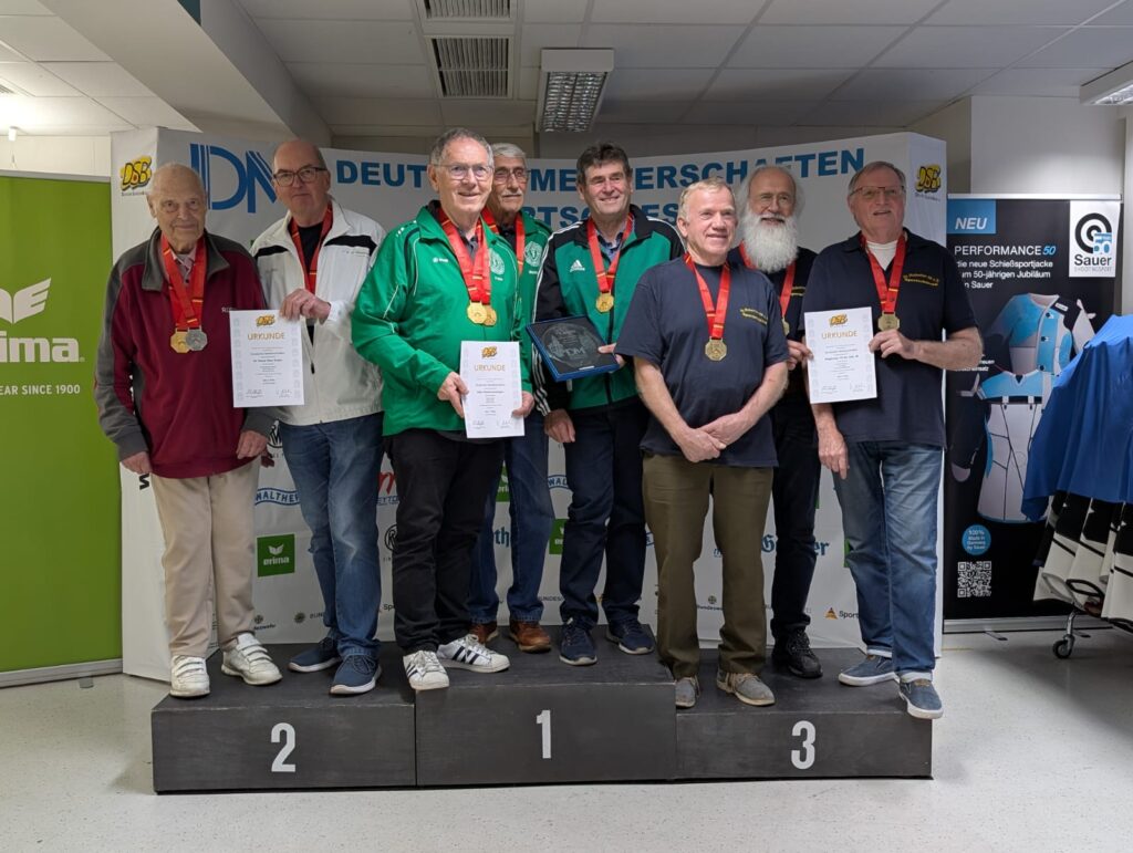 Mannschaft mit Silbermedaille